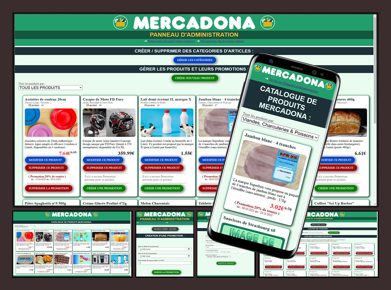 image montrant le site Mercadona