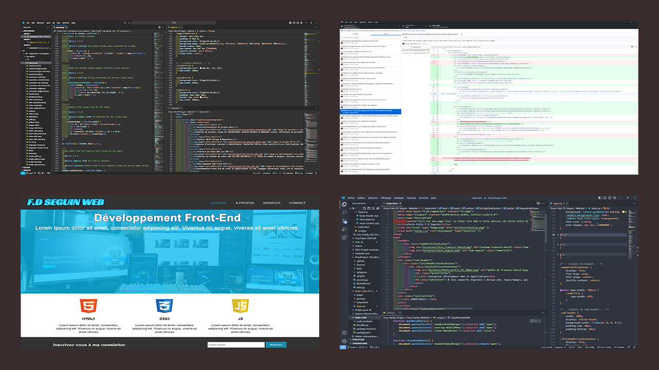 image de développement web (programmation Front-End)